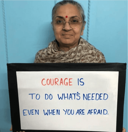 Poonam Sapra known as Mother with sign on social media Poonam Sapra known as Mother with sign on social media