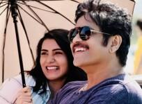 Samantha with Naga Chaitanya's father Akkineni Nagarjuna