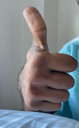 Sai Dharam Tej's first social media post after he met with a bike accident Sai Dharam Tej's first social media post after he met with a bike accident