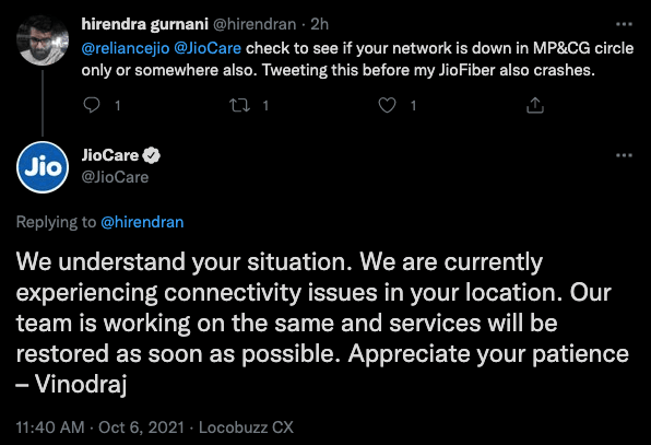 Jio Down