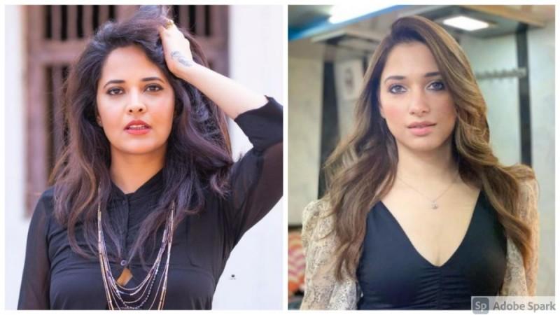 Tamannaah and Anasuya Bharadwaj. Tamannaah Shown the Door from MasterChef Telugu; Anasuya Bharadwaj Steps In