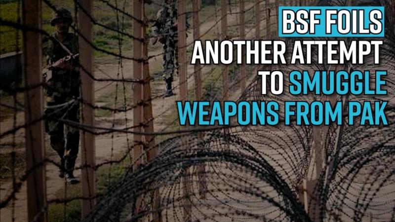 BSF foils another attempt to smuggle weapons from Pak; Four pistols recovered