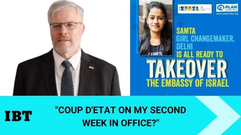 Israel's ambassador to India plays along
