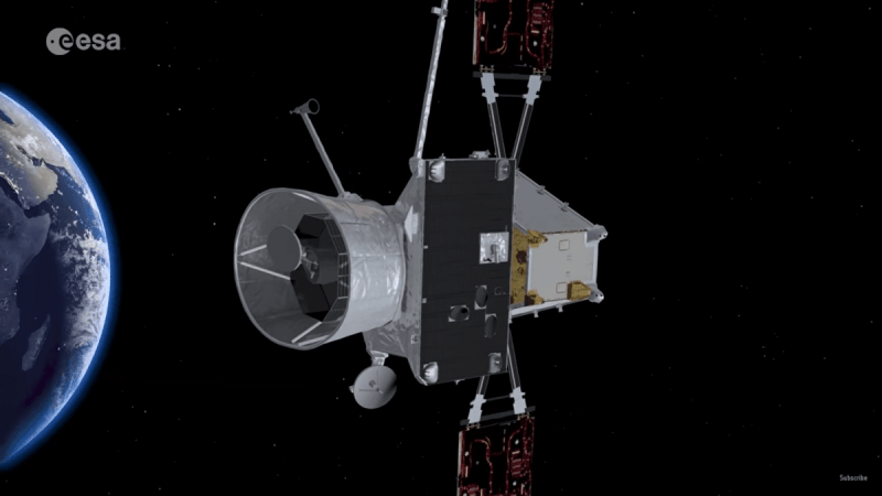 Youtube screenshot BepiColombo