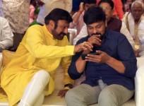 Balakrishna, Chiranjeevi come face-to-face on talk show 'Unstoppable'.