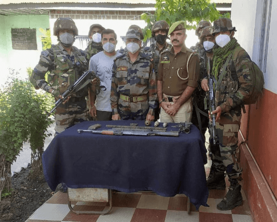 Weapons recovered