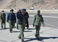 IAF Chief reviews operational preparedness of Force in Ladakh