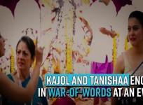 Kajol, Tanishaa engage in war-of-words at an event; Mother Tanuja intervenes