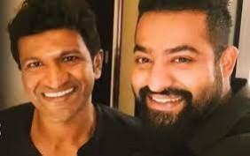 Puneeth Rajkumar with NTR Puneeth Rajkumar with NTR