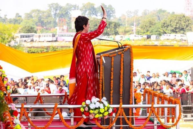Priyanka rains more promises in UP: 20L jobs to youth, free bus travel for women Priyanka rains more promises in UP: 20L jobs to youth, free bus travel for women