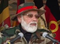 PM addressing soldiers at Nowshera