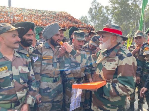 PM with soldiers