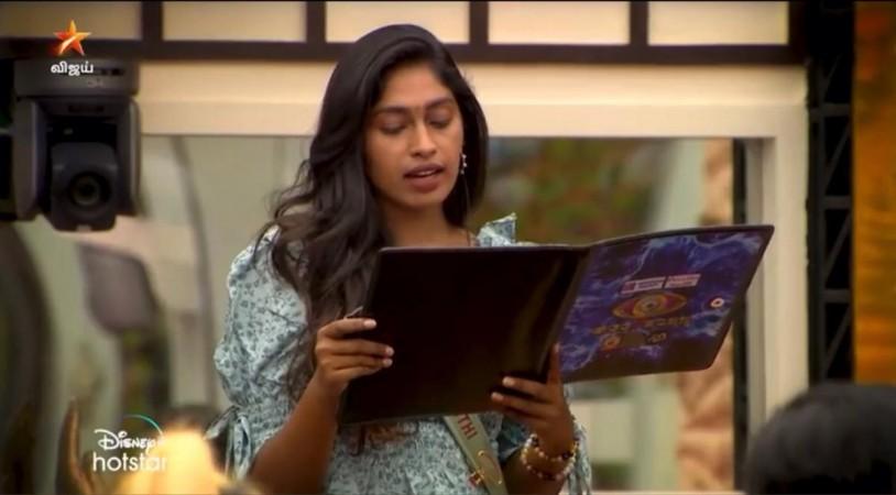 Suruthi out of Bigg Boss Tamil 5. Suruthi