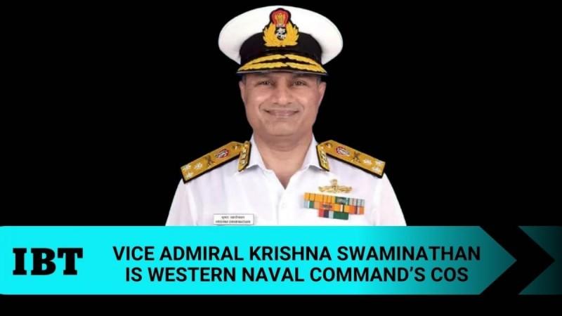 Vice Admiral Krishna Swaminathan takes charge as new Western Naval Command's Chief of Staff