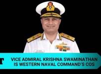 Vice Admiral Krishna Swaminathan takes charge as new Western Naval Command's Chief of Staff