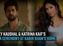Vicky Kaushal - Katrina Kaif's roka ceremony at Kabir Khan's home