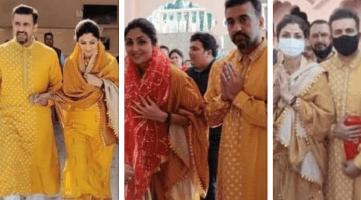 Shilpa Shetty – Raj Kundra match outfits, hold hands as they make their first  joint public appearance after porn controversy - IBTimes India
