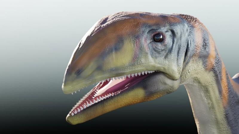 An artistic representation of Issi saaneq New Dinosaur