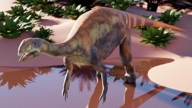 An artist's impression of Issi saaneq New Dinosaur