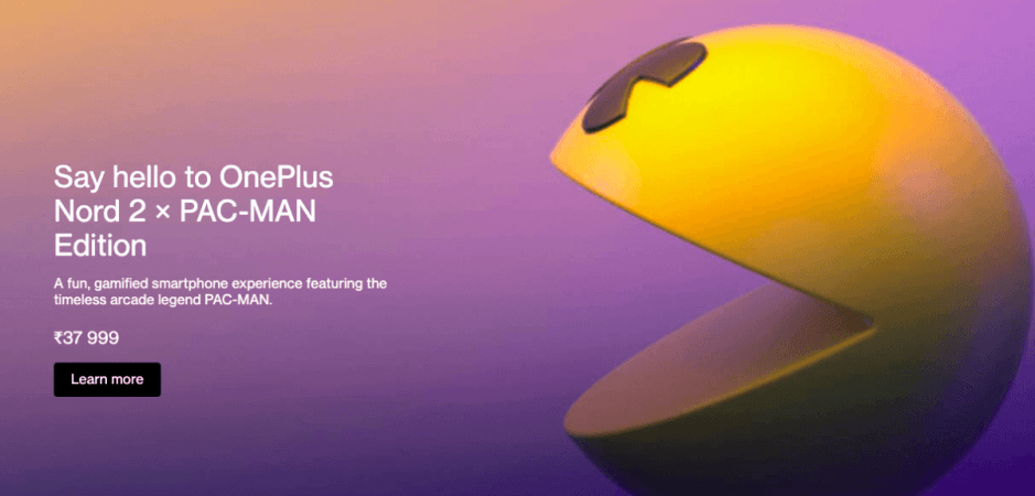 OnePlus Nord 2 x Pac-Man edition OnePlus Nord 2 x Pac-Man edition