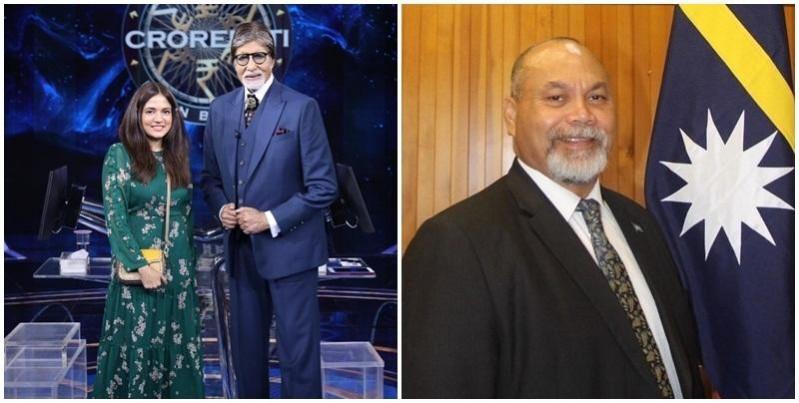 IANS President of Nauru wants Big B's 'KBC13' bow-ties