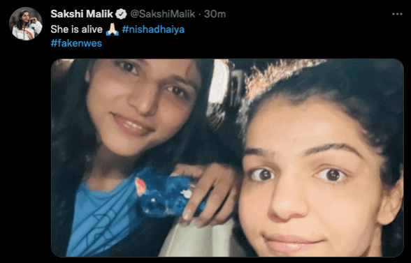 Wrestler Nisha Dahiya is not dead; says she's