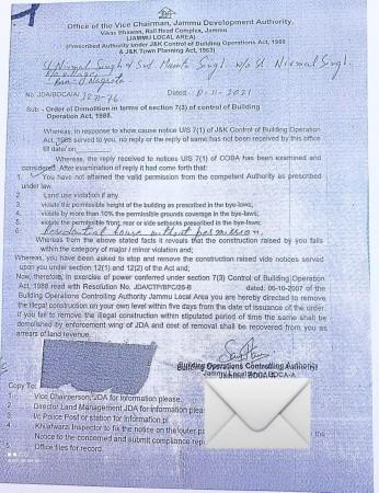 Notice to Nirmal Singh