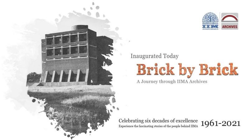 IIM-A inaugurates Brick by Brick; takes public on journey through B-school's archives [details]