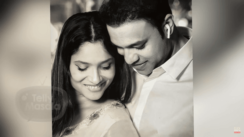 Youtube Screengrab Ankita lokhande and Vicky Jain