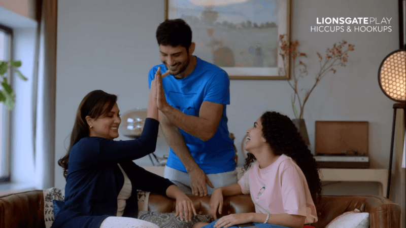 Hiccups and Hookups stars Lara Dutta Bhupathi, Prateik Babbar and Shinnova Hiccups and Hookups stars Lara Dutta Bhupathi, Prateik Babbar and Shinnova