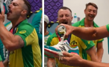 Aussie team after win