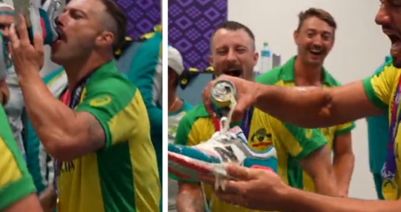 Aussie team after win Aussie team after win