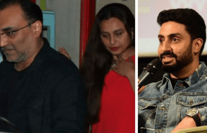 Aditya Chopra, Rani Mukerji, Abhishek Bachchan Aditya Chopra, Rani Mukerji, Abhishek Bachchan