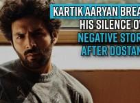 Kartik Aaryan breaks his silence over negative stories after Dostana 2