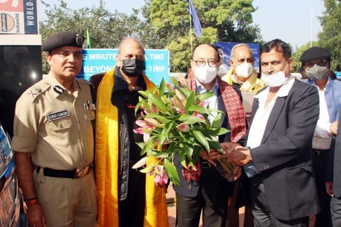 Foreign Secretary Harsh Vardhan Shringla felicitated in Darjeeling Foreign Secy bags accolades in Darjeeling; NGOs donate Prosthetic limbs, BP machines