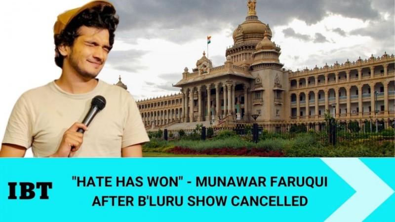 Munawar Faruqui's show canceled in B'luru; cite law & order problems [details]