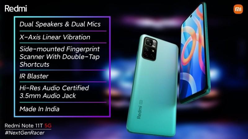 Redmi Note 11T 5G with dual rear cameras, 90Hz display launched: Price ...