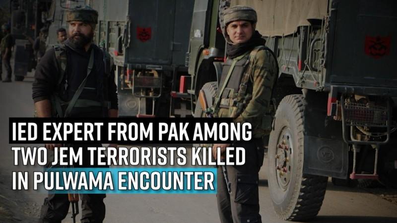 IED expert from PAK among two JeM terrorists killed in Pulwama encounter