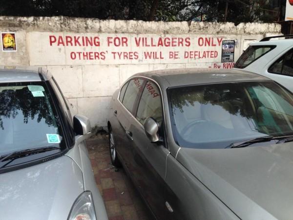 Hauz Khas Village parking Hauz Khas delhi parking scam