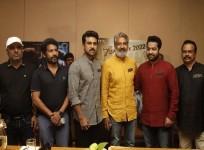 SS Rajamouli and RRR Team