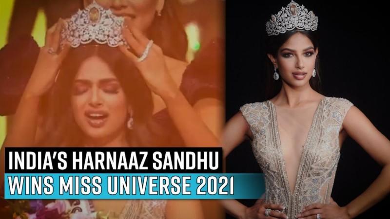 India's Harnaaz Sandhu wins Miss Universe 2021 India's Harnaaz Sandhu wins Miss Universe 2021