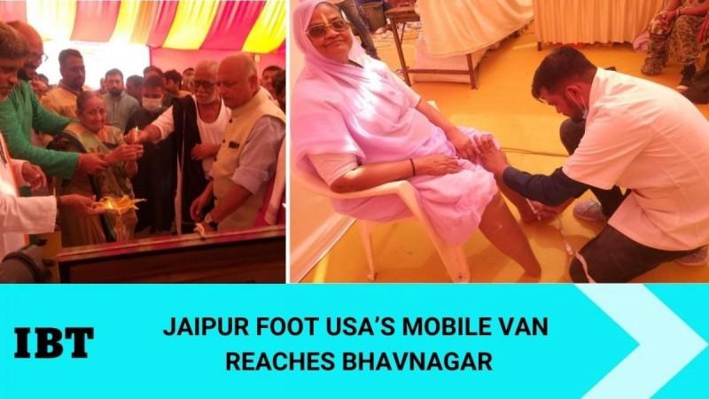 Jaipur Foot USA's mobile van helping differently-abled stand on their feet now in Gujarat's Mahuva Jaipur Foot USA's mobile van helping differently-abled stand on their feet now in Gujarat's Mahuva