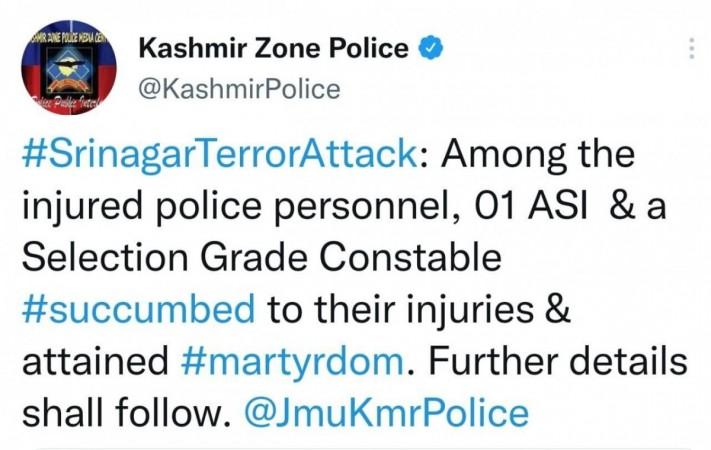 Srinagar terrorist attack