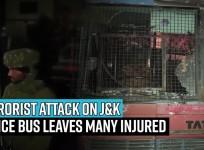 Terrorist attack on J&K police bus leaves many injured; two died, two critical