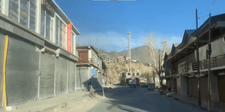 Ladakh shutdown