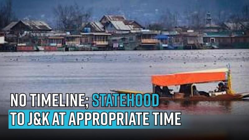 No timeline; statehood to J&K at appropriate time: Election Commission to decide on assembly polls