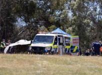 Scenes from the accident site