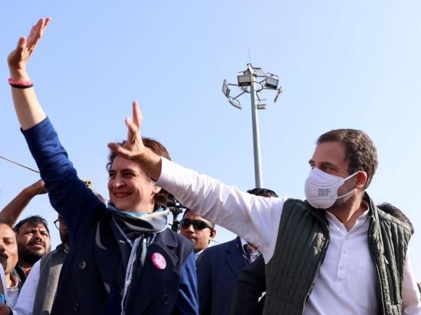 Rahul Gandhi and Priyanka Gandhi