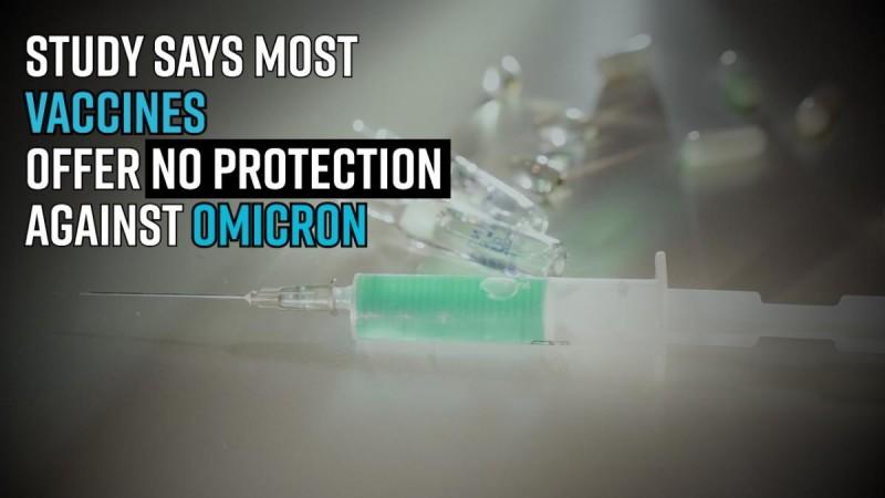 Omicron variant: Study says most vaccines offer no protection