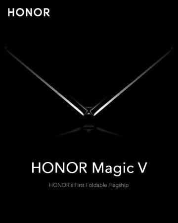 Honor teases its 1st foldable smartphone 'Magic V' Honor teases its 1st foldable smartphone 'Magic V'